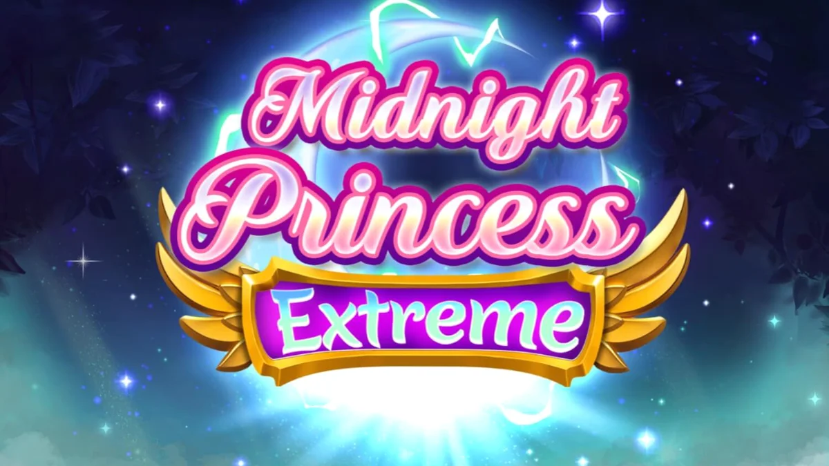 Tampilan visual slot Midnight Princess Extreme dengan tema anime dan neon